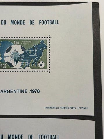 Monaco 1978 - Twee zeer zeldzame blokken: cv 2013: € 750. -