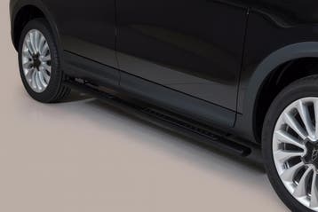 Side Bars | geschikt voor Fiat | 500X 15- 5d suv. | RVS zwar, Verzenden