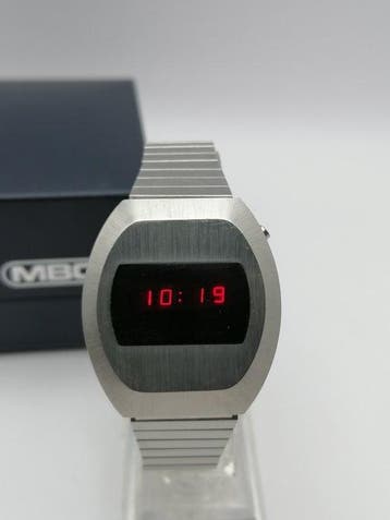 MBO - LED Digitaluhr - Zonder minimumprijs - Vintage - Heren, Nieuw