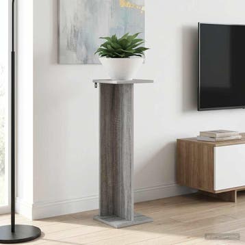 vidaXL Plantenstand 2 st Grijs Sonoma 25 x 25,5 x 80,5 cm, Verzenden