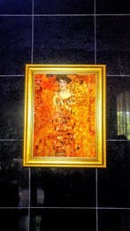 Baltic Amber mozaïekfoto - Gustav Klimt - Adele - Barnsteen