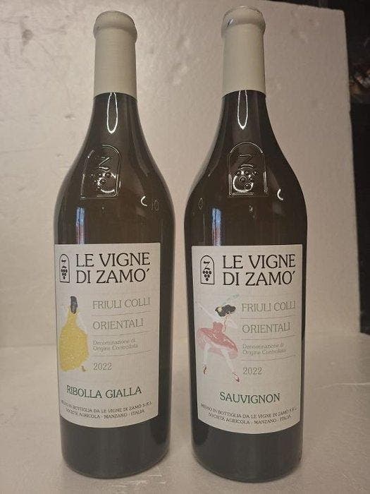 2022 x3 Sauvignon Blanc & 2022 x3 Ribolla Gialla, Vigne di, Verzamelen, Wijnen