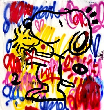 LACRISS (1990) - Snoopy & Woodstock Love Super Friends Heart