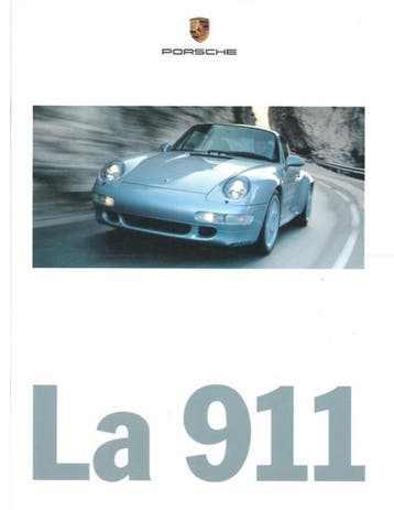 1997 PORSCHE 911 BROCHURE FRANS, Nieuw