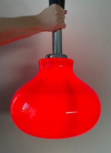 Massive - Lampe à suspendre - Opaline, Antiek en Kunst