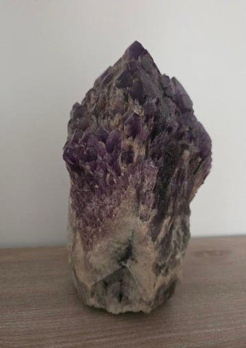 amethist Kristal op matrix - Hoogte: 26 cm- 9.7 kg - (1)