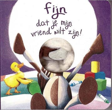 Fijn dat je mijn vriend wilt zijn. Vingerpopboekje, Boeken, Overige Boeken, Verzenden, Nieuw