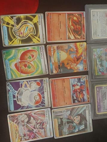 Pokémon - 11 Graded card - Dracaufeu, Blissey, Cloyster