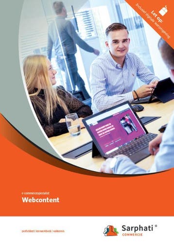 Webcontent | combipakket / Sarphati 9789037264579, Boeken, Verzenden, Zo goed als nieuw
