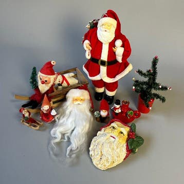 Decoratief ornament (10) - Vintage lot Kerstdecoratie -, Nieuw