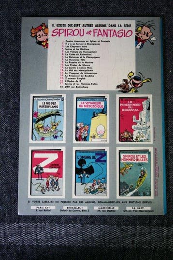 Spirou et Fantasio T18 - Qrn sur Bretzelburg - C - 1 Album -