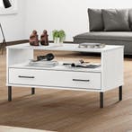 vidaXL Salontafel met metalen poten OSLO 85x50x45 cm, Verzenden