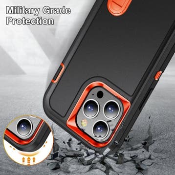iPhone 13 Mini Armor Hoesje met Kickstand - Shockproof Cover, Verzenden, Nieuw