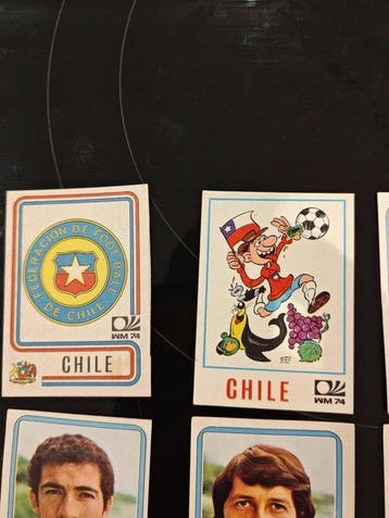 1974 Panini WC München 74 Nelson Vasquez Sans inscription -
