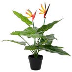 vidaXL Kunst Strelitzia Plant Groen 65 x 13 x 55 cm Stof, PE, Verzenden