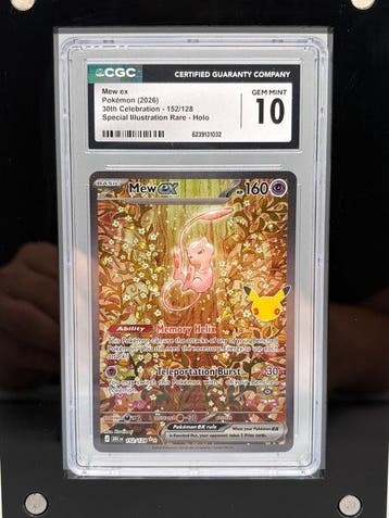Pokémon - 1 Graded card - Mew ex - 30th Celebration -