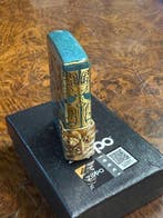 Zippo - Zippo Tiki Tribal Turquesa Oro - Aansteker -, Nieuw