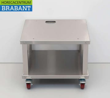 HCB RVS Verrijdbare machinetafel 48,5 x 53 x 43,5 cm Horeca, Ophalen of Verzenden