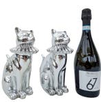 Beeldje - Shining cats (2) - Hars