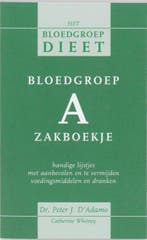 Het bloedgroepdieet Bloedgroep A zakboekje / Het, Boeken, Verzenden, Zo goed als nieuw, P. D'Adamo