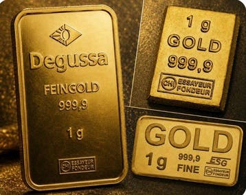 1 gram - Goud .999 - random refinery (Zonder minimumprijs)