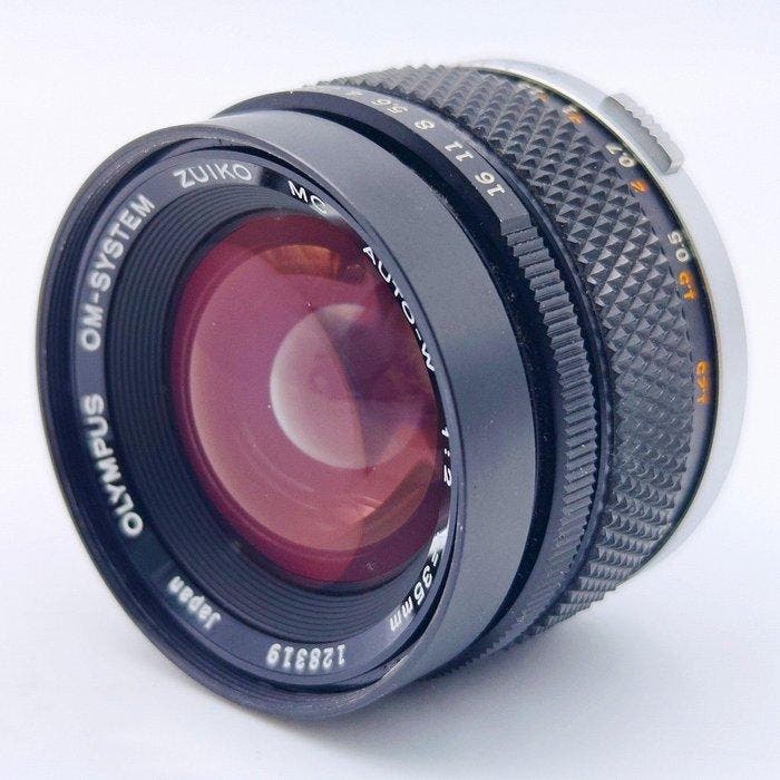 Olympus OM-System Zuiko MC Auto-W 2/35mm CLA´d 4/26 |, Audio, Tv en Foto, Fotocamera's Analoog