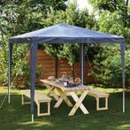 vidaXL Partytent 2,5x2,5 m blauw, Verzenden