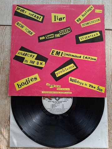 Sex Pistols - Never mind the bollocks (Rare first Italian