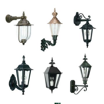 Klassieke Wandverlichting Muurlamp Wandlantaarn Buitenlampen, Minder dan 50 watt, Wandlamp, Ophalen of Verzenden, Netvoeding