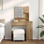 vidaXL Kaptafel met LED-verlichting 86,5x35x136 cm, Verzenden, Nieuw