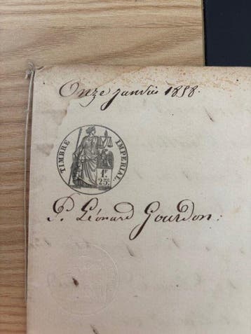 France - Administration - Lettre - Extrait - 1858, Nieuw