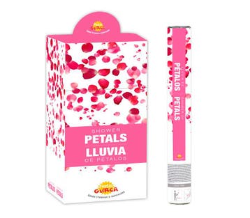 Confetti Kanon Rozenblaadjes Roze 50cm, Verzenden