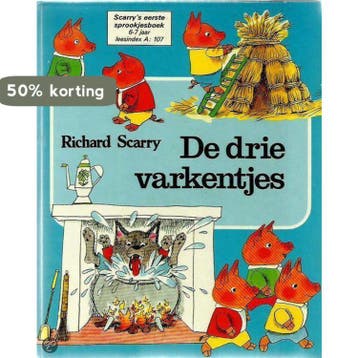 Drie varkentjes 9789024319213 Scarry, Verzenden, Gelezen, Scarry