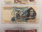 Italie. - 22 banconote Lire 1900/1997 - incluso 500.000 Lire