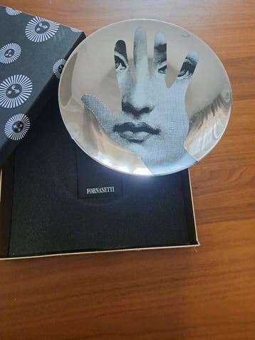 Fornasetti Milano - Piero Fornasetti - Plat - Porcelaine -, Antiek en Kunst