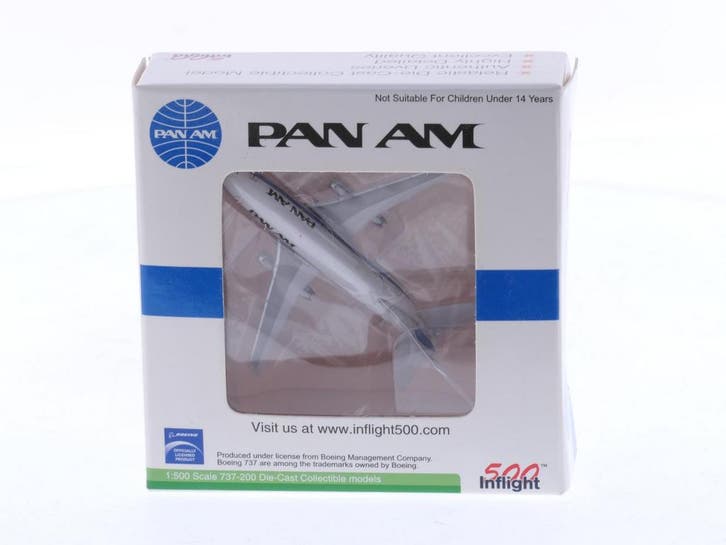 Schaal 1:500 Inflight500 355 4073 Boeing 737-200 Pan Am-C..., Hobby & Loisirs créatifs, Modélisme | Avions & Hélicoptères, Enlèvement ou Envoi