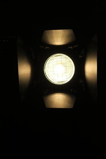 Theater Lamp - Staande lamp - Aluminium, Staal, Hout
