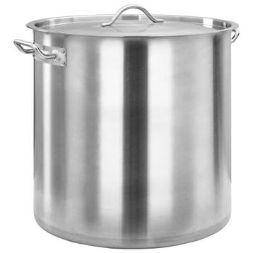 vidaXL Kookpan 50 L 40x40 cm roestvrij staal, Verzenden, Nieuw
