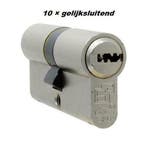 10 gelijksluitende cilinders S2skg** 30 veilige keersleutels, Verzenden, Nieuw, Koper of Messing, Slot