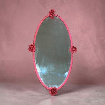 Miroir- Roses - Fer - Boutique