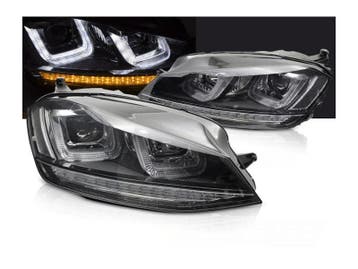 LED dynamische koplampen Black Line geschikt voor Golf 7, Auto-onderdelen, Verzenden, Nieuw, Volkswagen