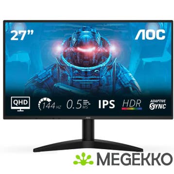 AOC B3 Q27B36X 27  QHD 144Hz IPS Gaming Monitor, Verzenden