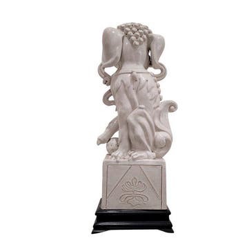 sculptuur, León de Foo - 47 cm - Keramiek