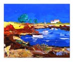 Caroline Mandrafina - Pfleger  Cap-Ferret, Antiek en Kunst, Kunst | Schilderijen | Modern