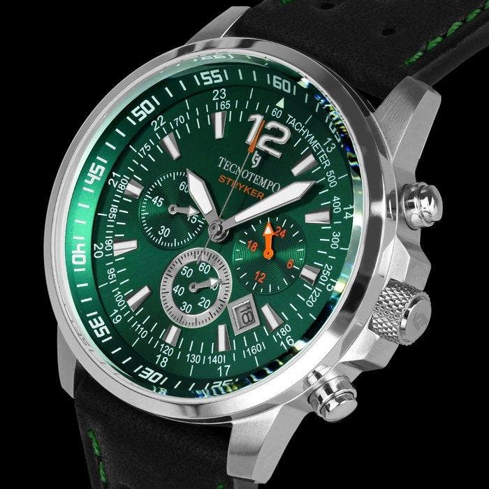 Tecnotempo - STRYKER - Chronograph 100M - Limited Edition, Handtassen en Accessoires, Horloges | Heren