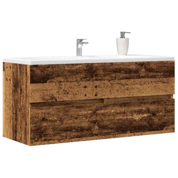 Wastafelkast Oud Hout | Tweede Kansje | OP = OP, Huis en Inrichting, 100 tot 150 cm, Verzenden, Zo goed als nieuw, Minder dan 100 cm