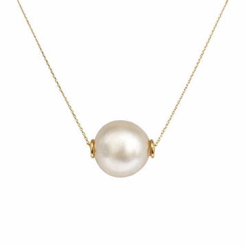 Zonder minimumprijs - Ketting met hanger - 18 karaat Geel
