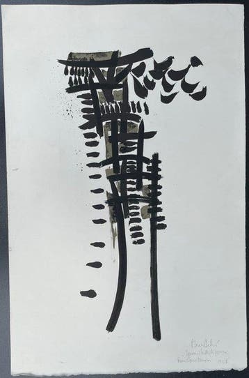 Olivier Debré (1920-1999) - Signe personnage - Signé au