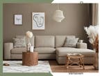 Leren hoekbank Flow - 2,5 zits arm links + longchair rechts, Ophalen of Verzenden