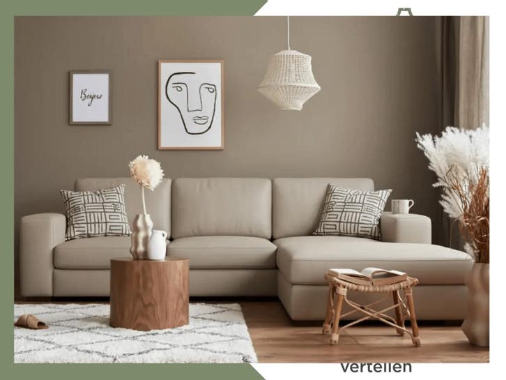 Leren hoekbank Flow - 2,5 zits arm links + longchair rechts, Antiek en Kunst, Antiek | Meubels | Stoelen en Sofa's, Ophalen of Verzenden